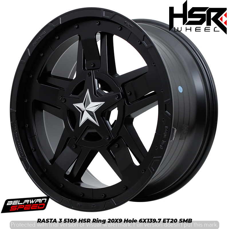 VELEK MOBIL HSR RASTA RING 20 UNTUK MOBIL FORTUNER PAJERO SPORT HILUX DLL R20 TOKO VELEK CIJANTUNG