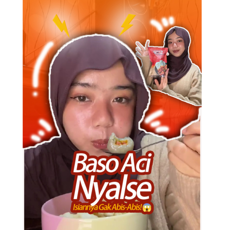 

Baso Aci Nyalse Mercon – Frozen Food Creamy Pedas Gurih, Camilan Praktis Kekinian