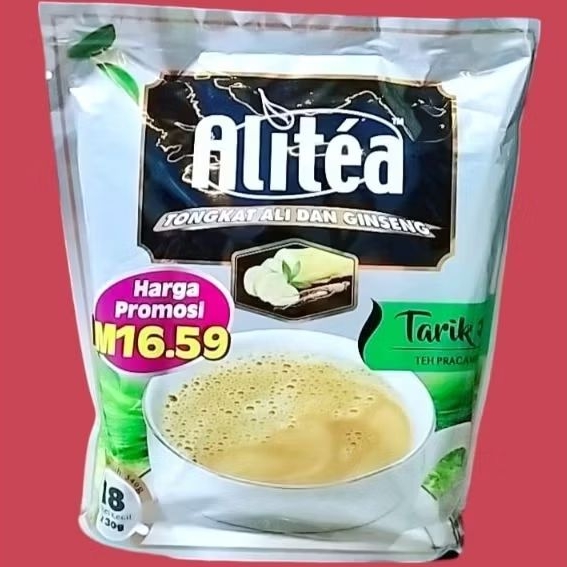 

Teh Tarik Alitea Pracampur 18 Sachet