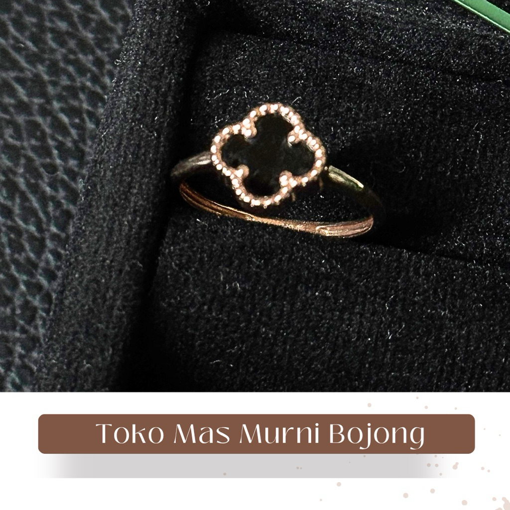 cincin emas model panklip 6K toko mas murni