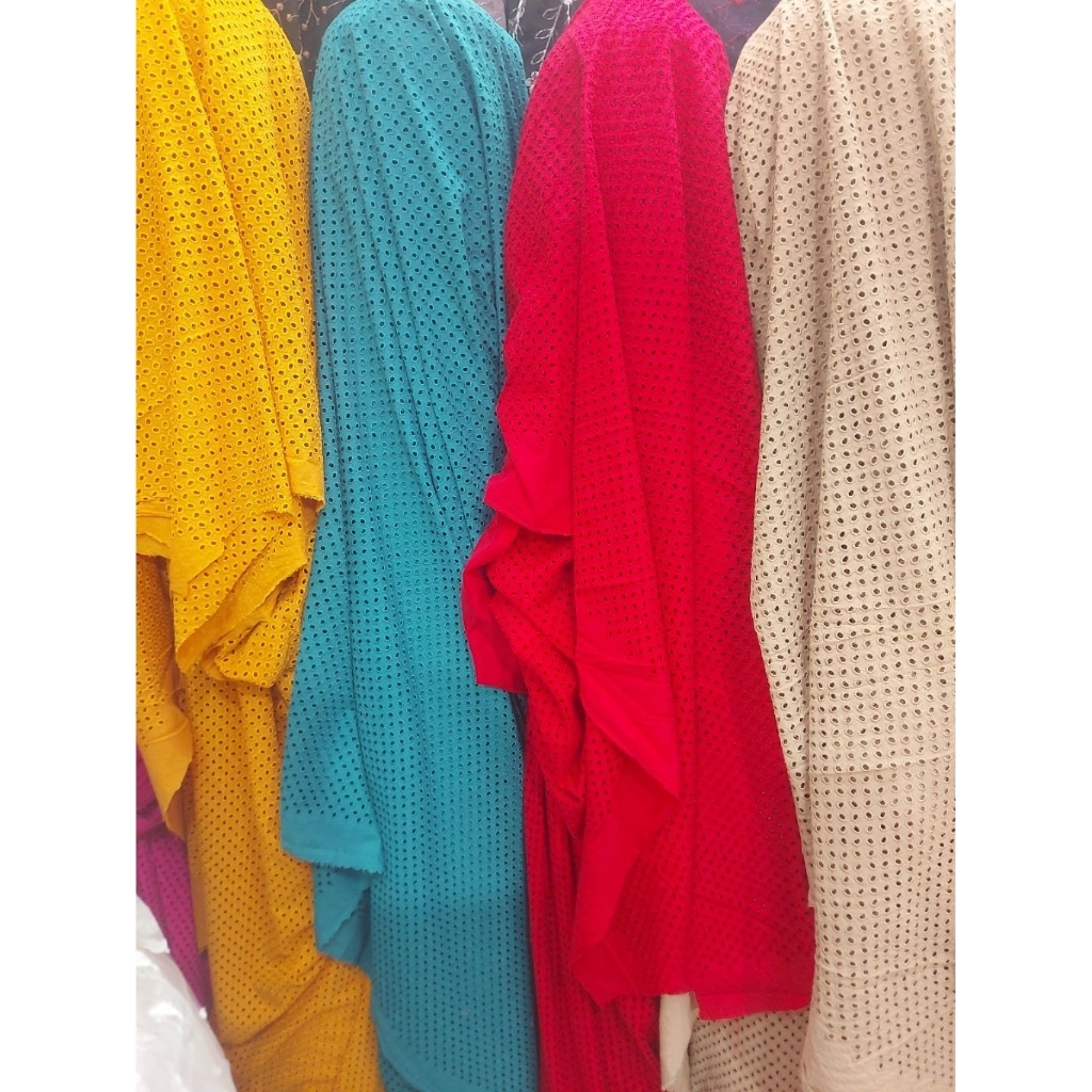 kain katun bordir Premium  - kain katun bordir butik - kain katun bordir original- kain katun bordir