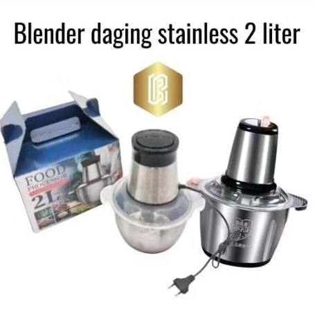 Blender daging stainless 2 liter
