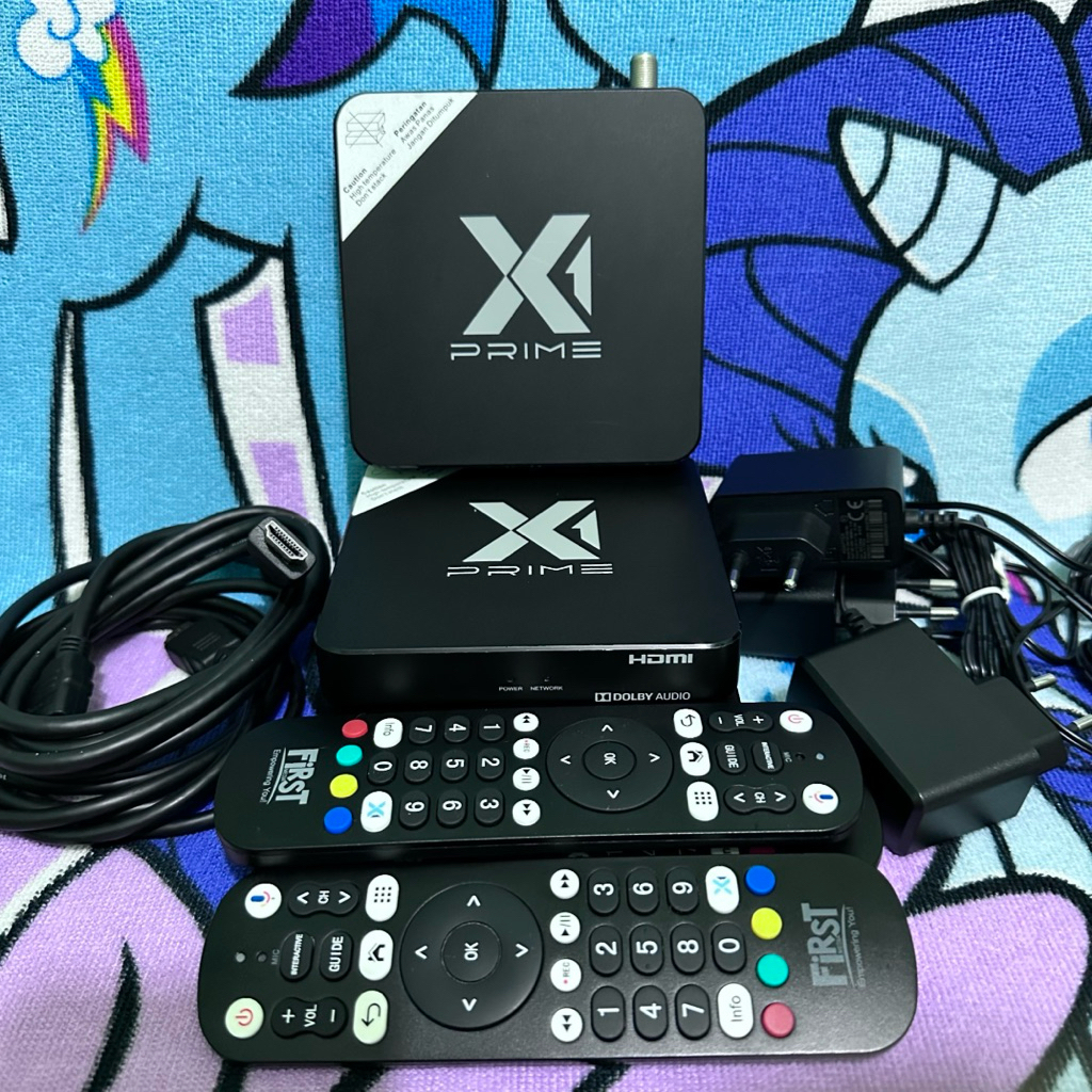 stb set-top box os 11/android 11 X1-preme-c remote voicnote masi ORI