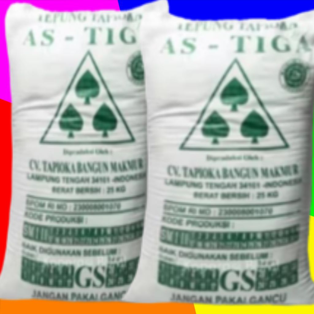 

tepung tapioka cap AS TIGA 1ball 25kg
