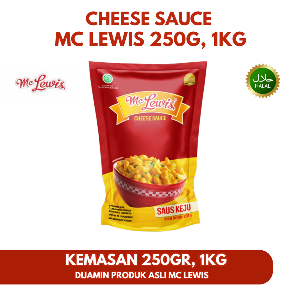 

McLewis Cheese Sauce 250gr/1kg