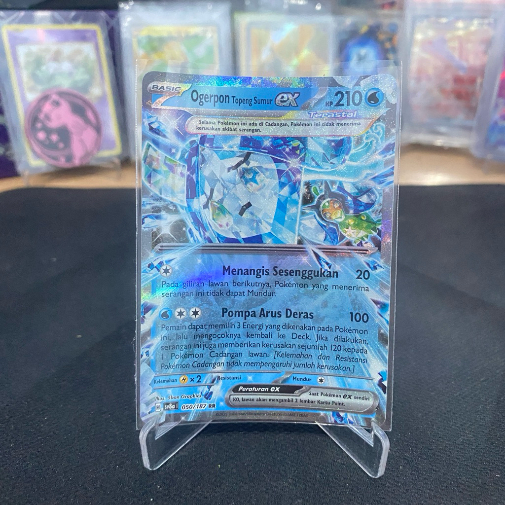 Ogerpon Topeng Sumur EX 050/187 RR TCG Pokemon Indonesia
