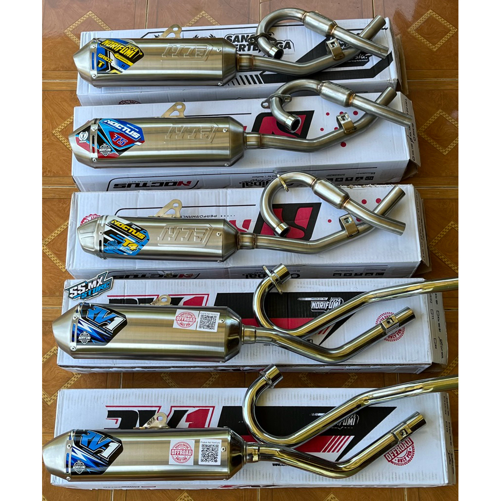 Knalpot norifumi noctus original KlX CRF