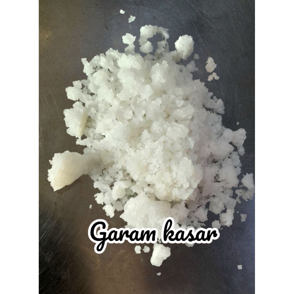 

Garam laut kasar ,Natural Sea Salt ,garem krosok
