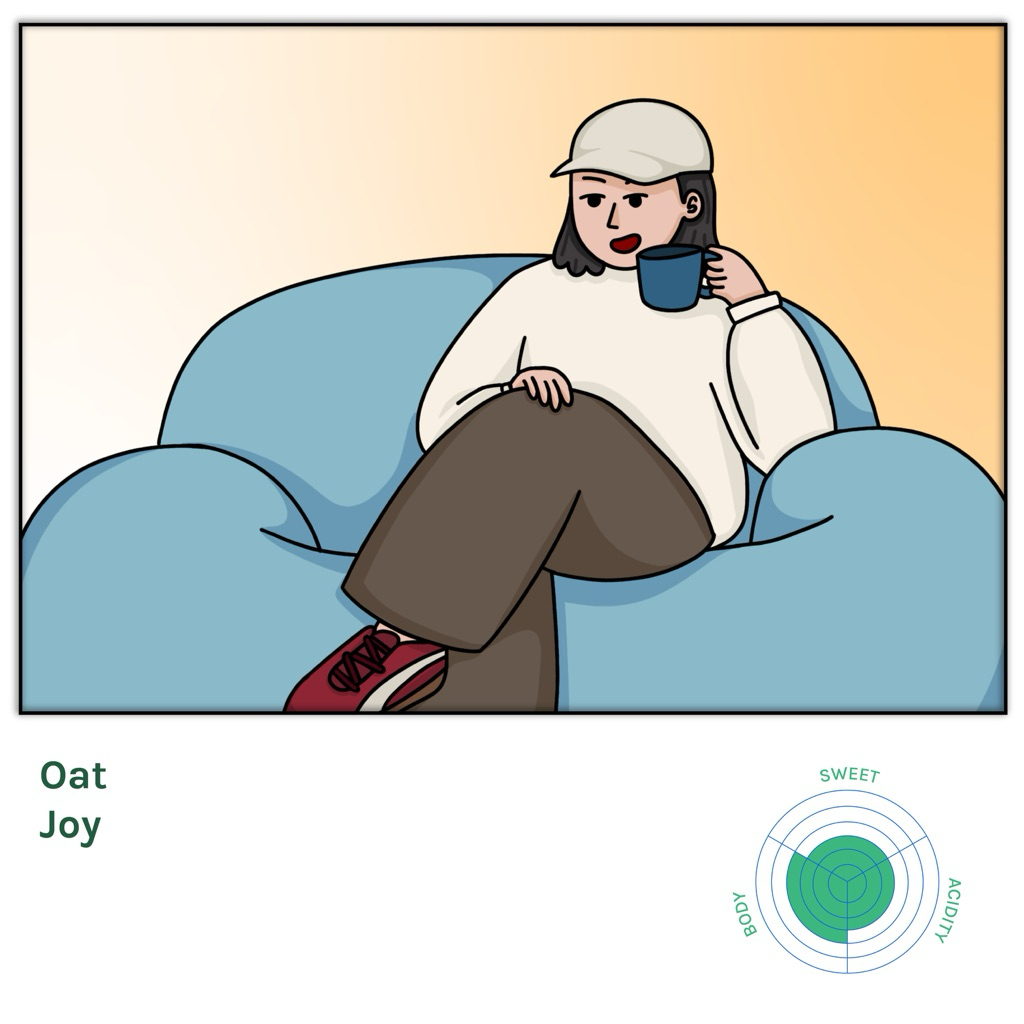 

Biji Kopi Arabika Espresso Blend | Oat Joy