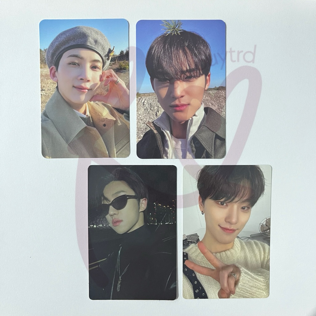 [JNE/SPX] Seventeen mingyu jeonghan the8 dino face the sun ep 4 path carat version photocard - gyu t