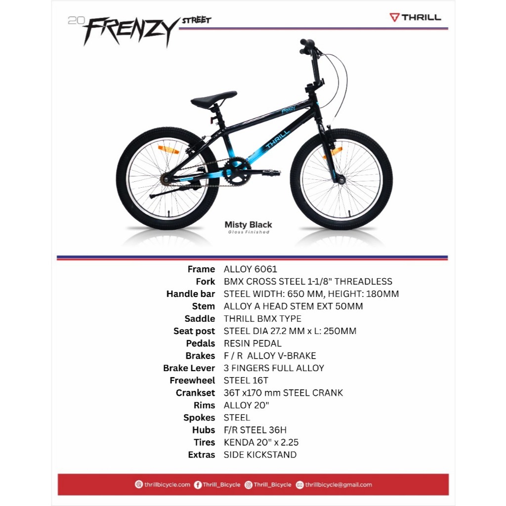 SEPEDA BMX THRILL FRENZY STREET
