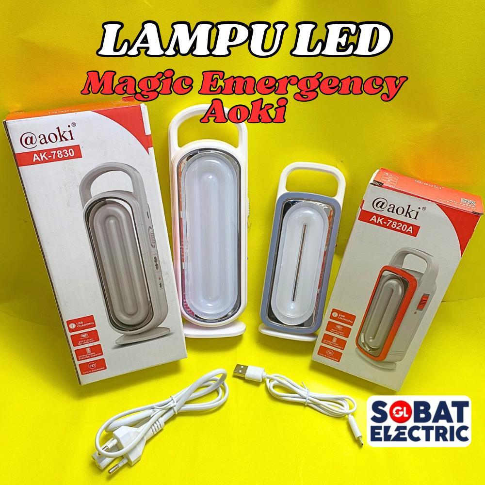 AOKI Lampu LED Bohlam Magic Emergency AK-7820A  AC/DC
