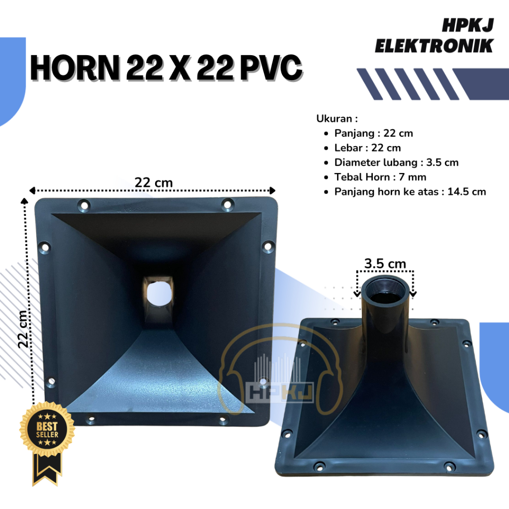 HORN HOREN TWEETER 22 X 22 PLASTIK