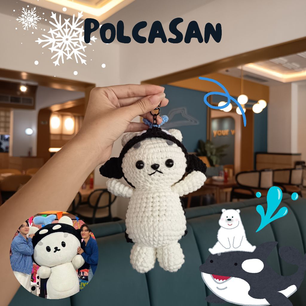 polcasan taynew / polcasan keychain / polcasan taynew keychain / polca / polcasan crochet / amigurum
