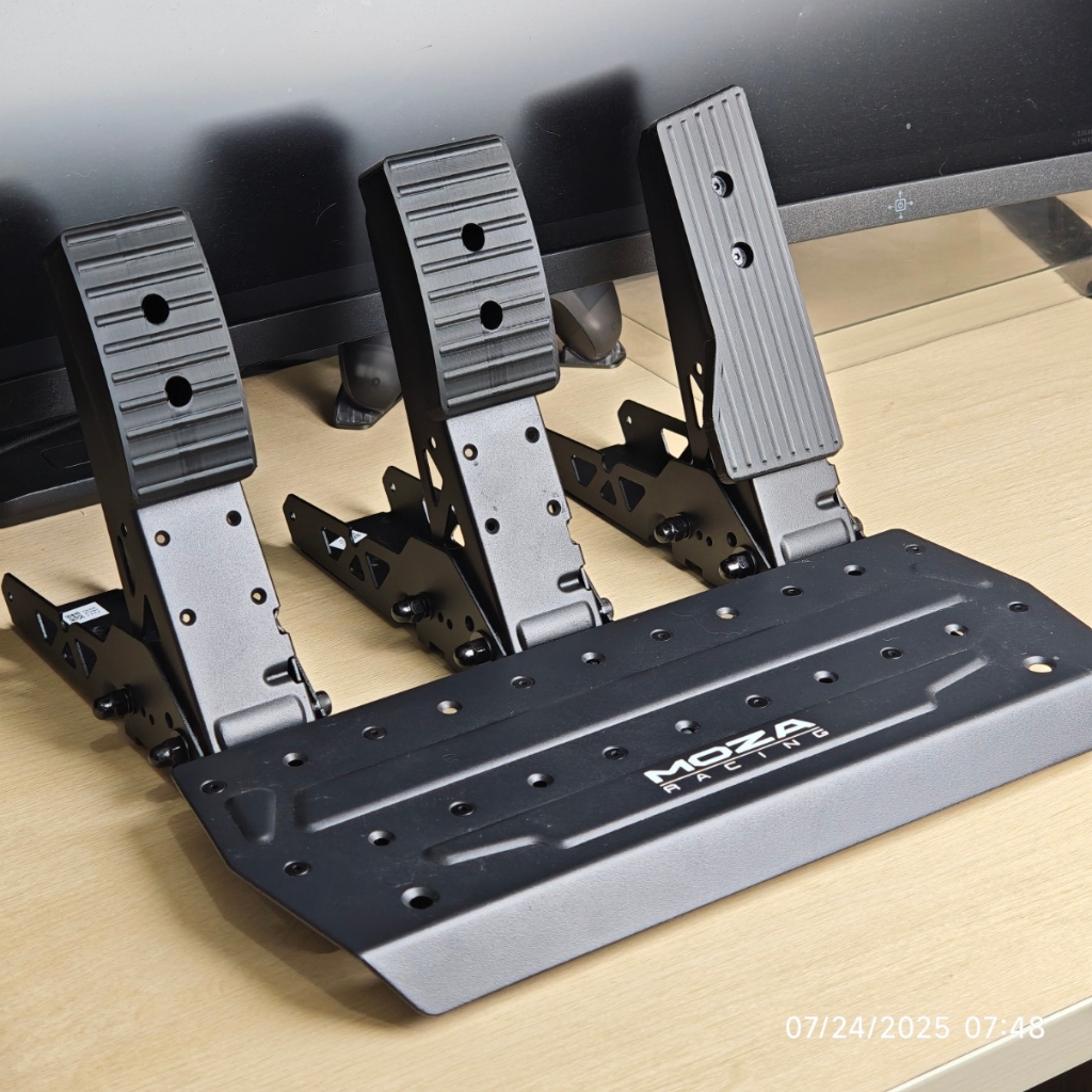 Custom Faceplate untuk pedal Moza SR-P / Lite - Aksesoris sim racing