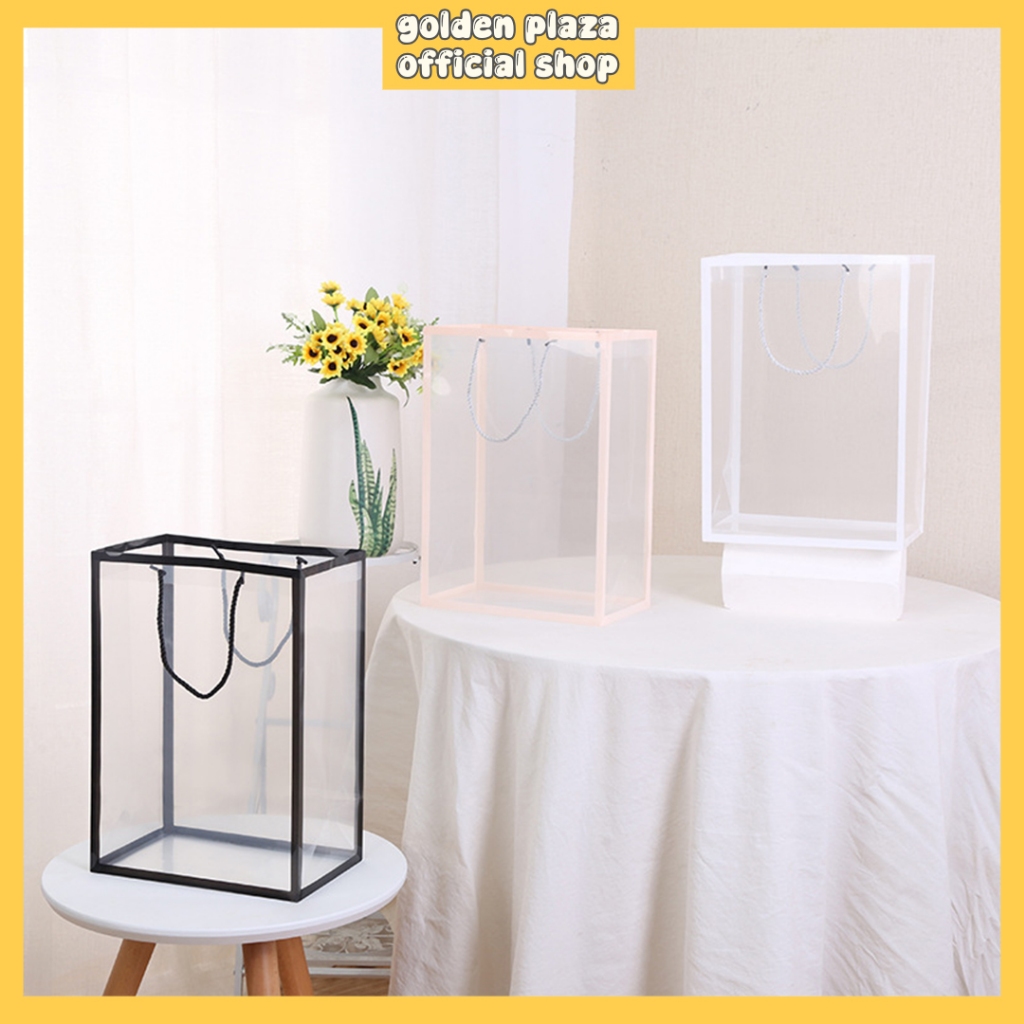 OPP Bag Souvenir Hampers OPP Goodie Bag Plastik Transparan Tas Buket Bunga Opp KB1009