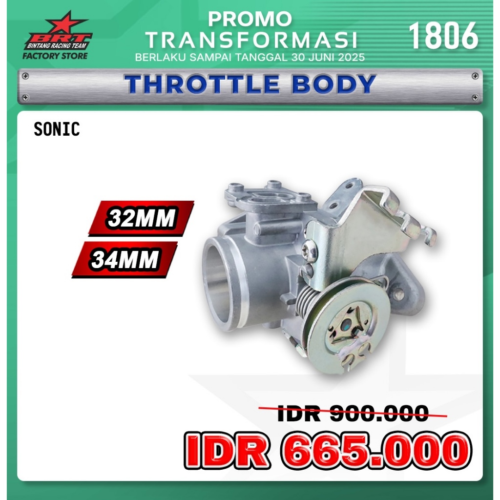 PAKET THROTTLE BODY SONIC