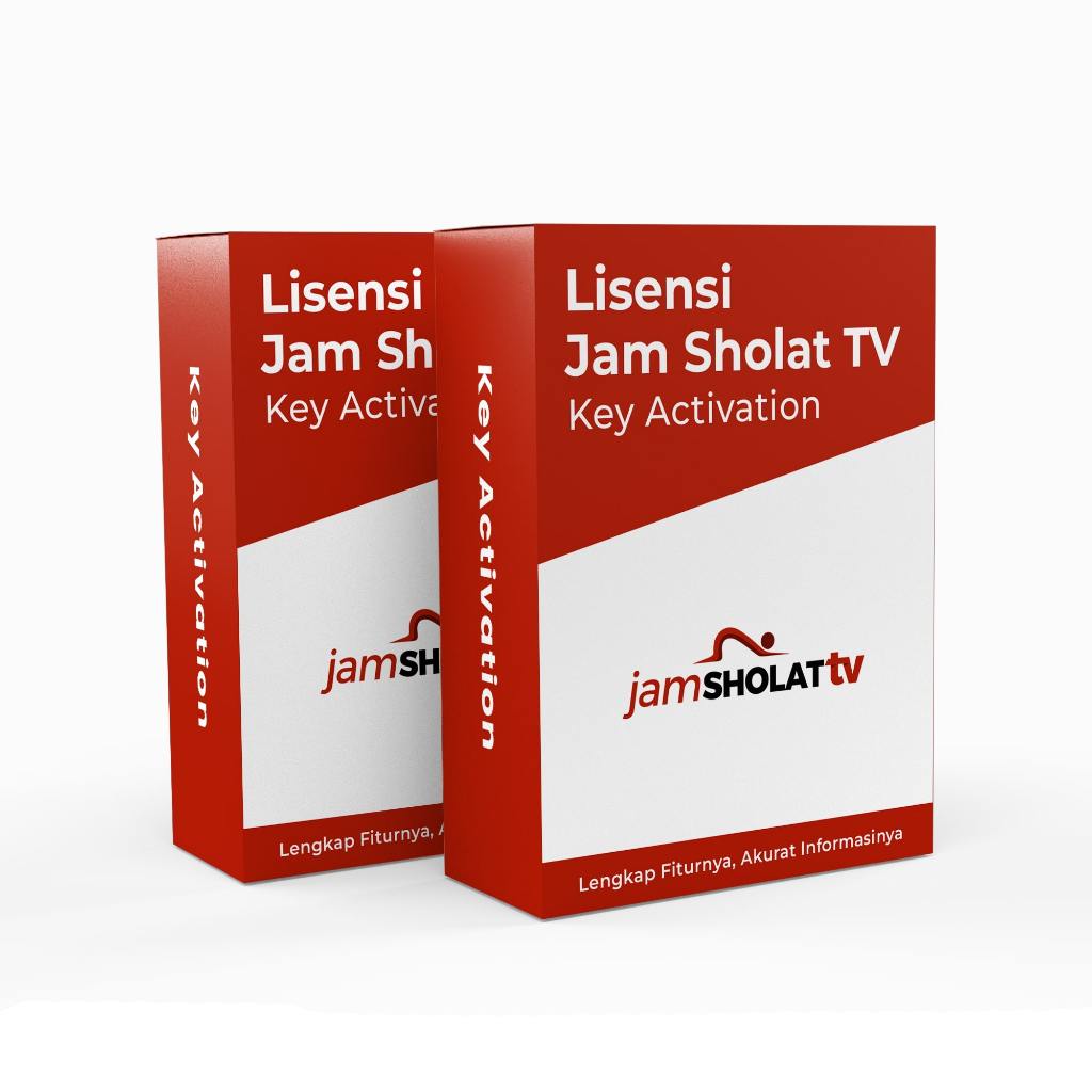 Lisensi Aplikasi Jam Sholat TV