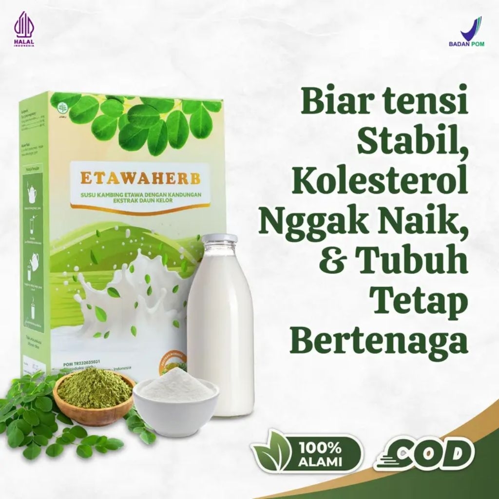 

Etawaherb - Stabilkan Tensi Darah Secara Alami - 200gr