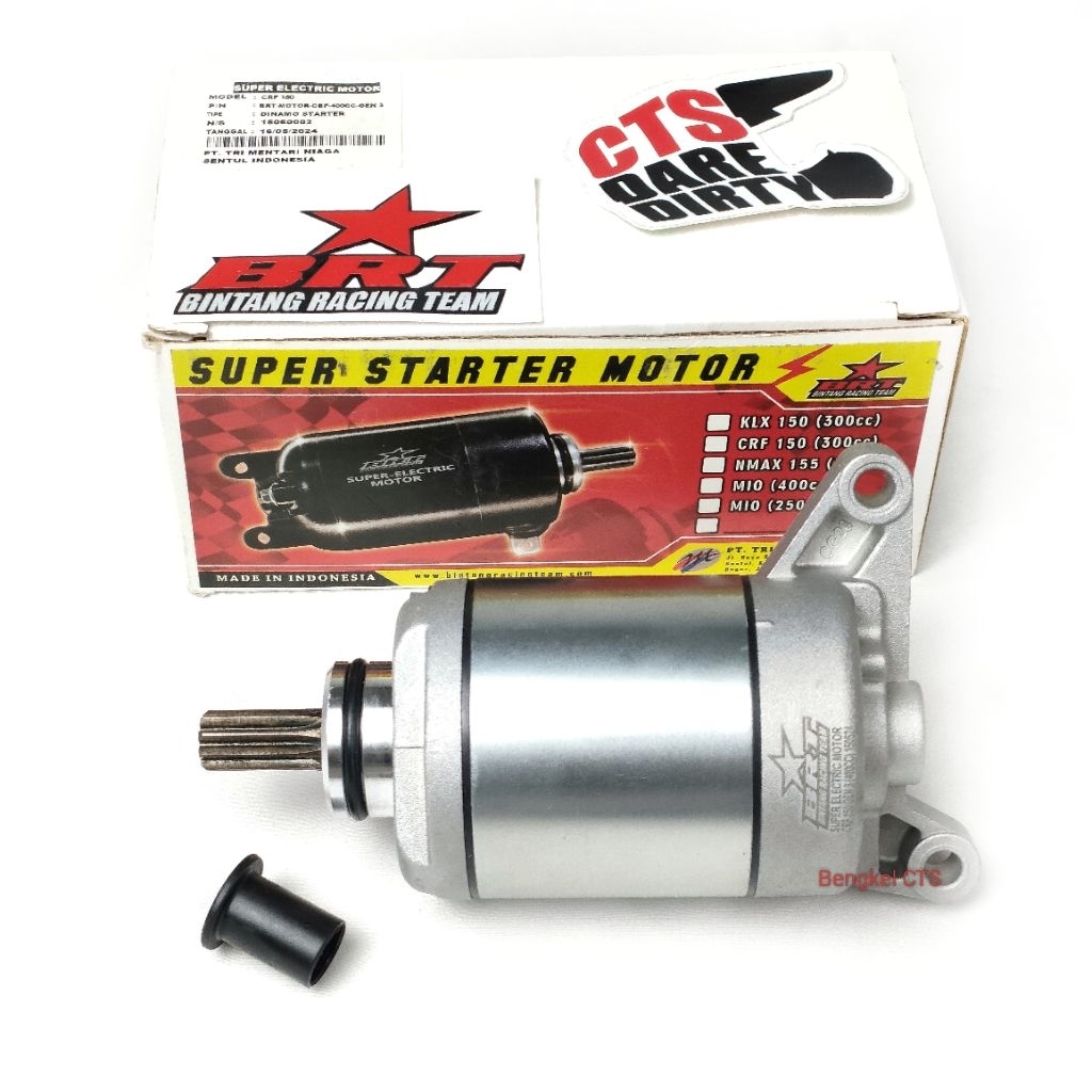 DINAMO ELEKTRIK STARTER STATER BRT CRF 150 VERZA MEGAPRO MONO 150 BORE UP 150 - 400 cc