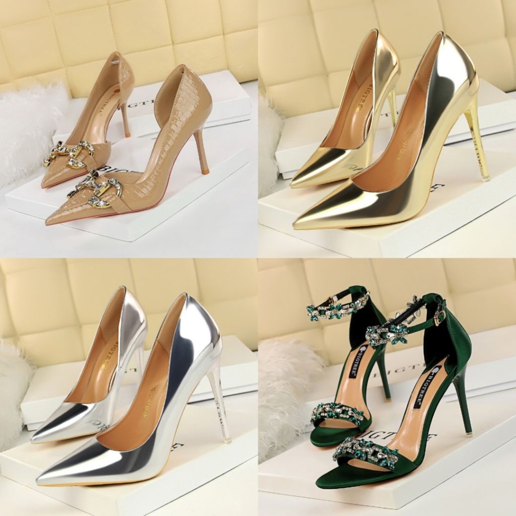 READY STOCK sepatu bigtree heels wanita