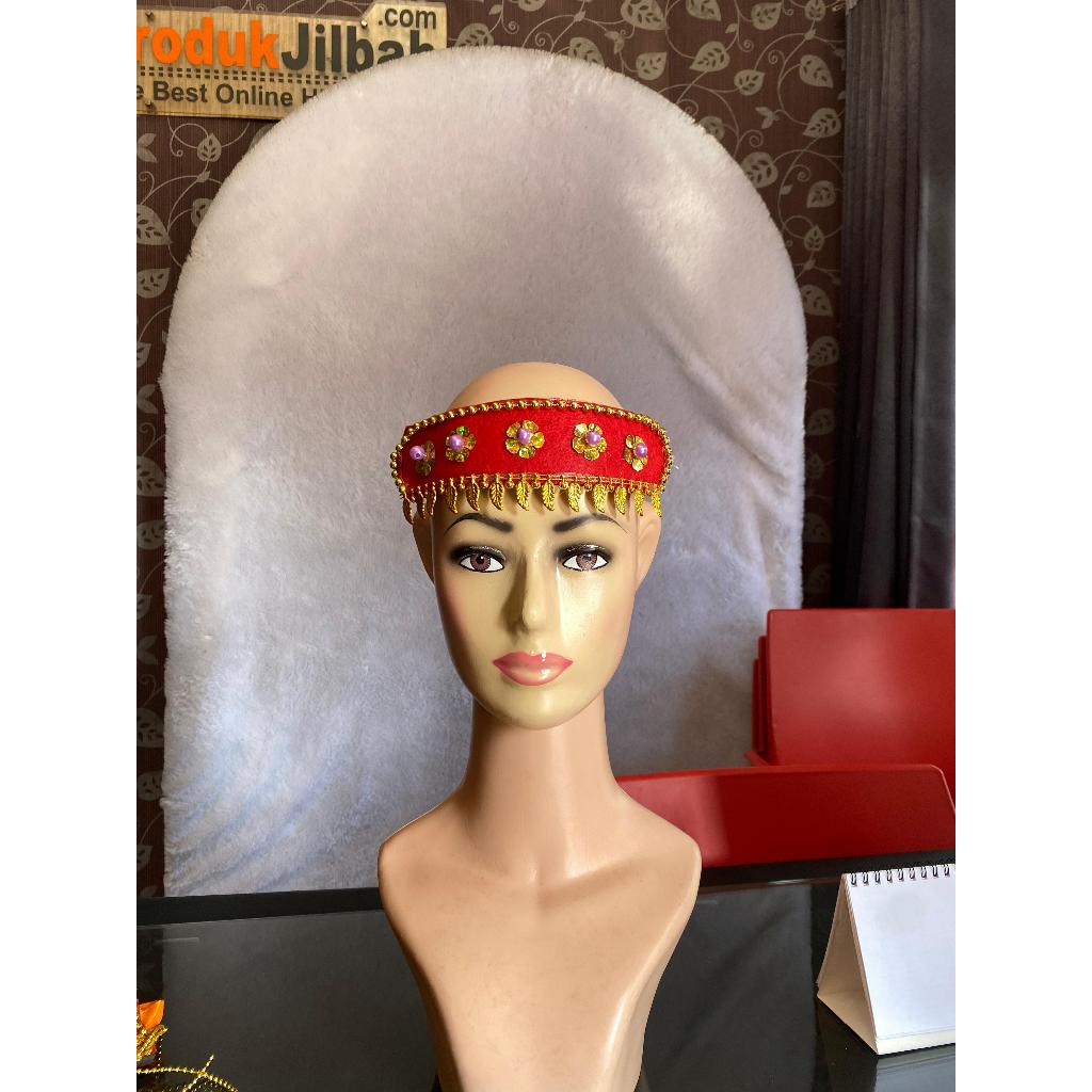 Gandik penari palembang/ ikat kepala palembang / gandik palembang / gandik penari / gandik penari pa