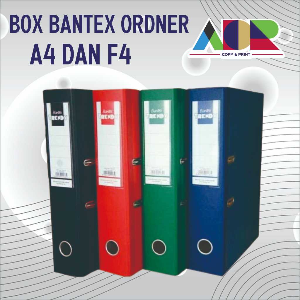 

BOX BANTEX ORDNER UKURAN A4 DAN F4