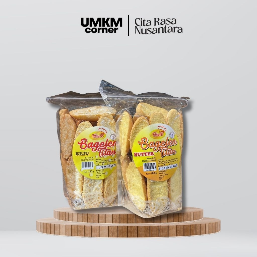 

Bagelen Titan / Snack UMKM / Snack Murah / Snack Keju / Snack Enak