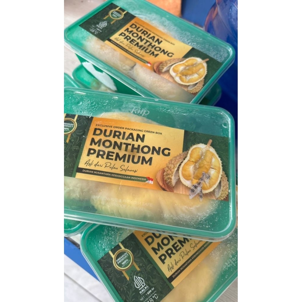 

DURIAN MONTONG PREMIUM FROZEN 500gr
