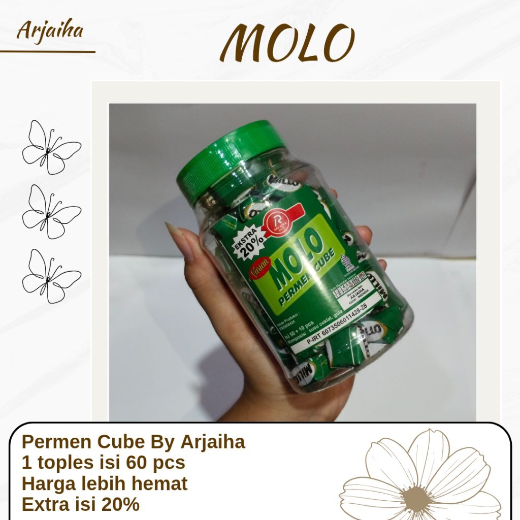 

PERMEN CANDY CUBE MOLO ISI 60 PCS