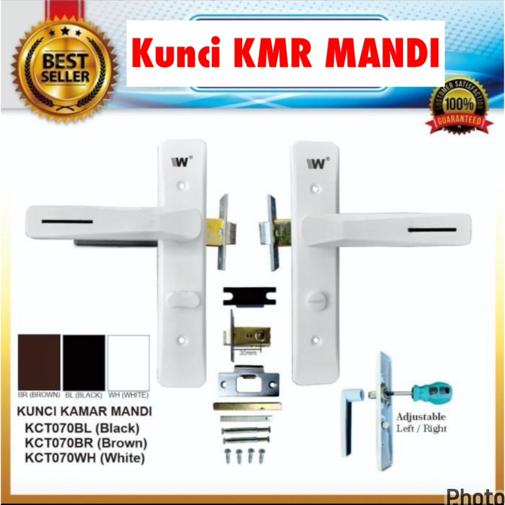 HANDLE GAGANG KUNCI PINTU KAMAR MANDI TOILET kunci pintu kamar mandi handle pintu kamar mandi