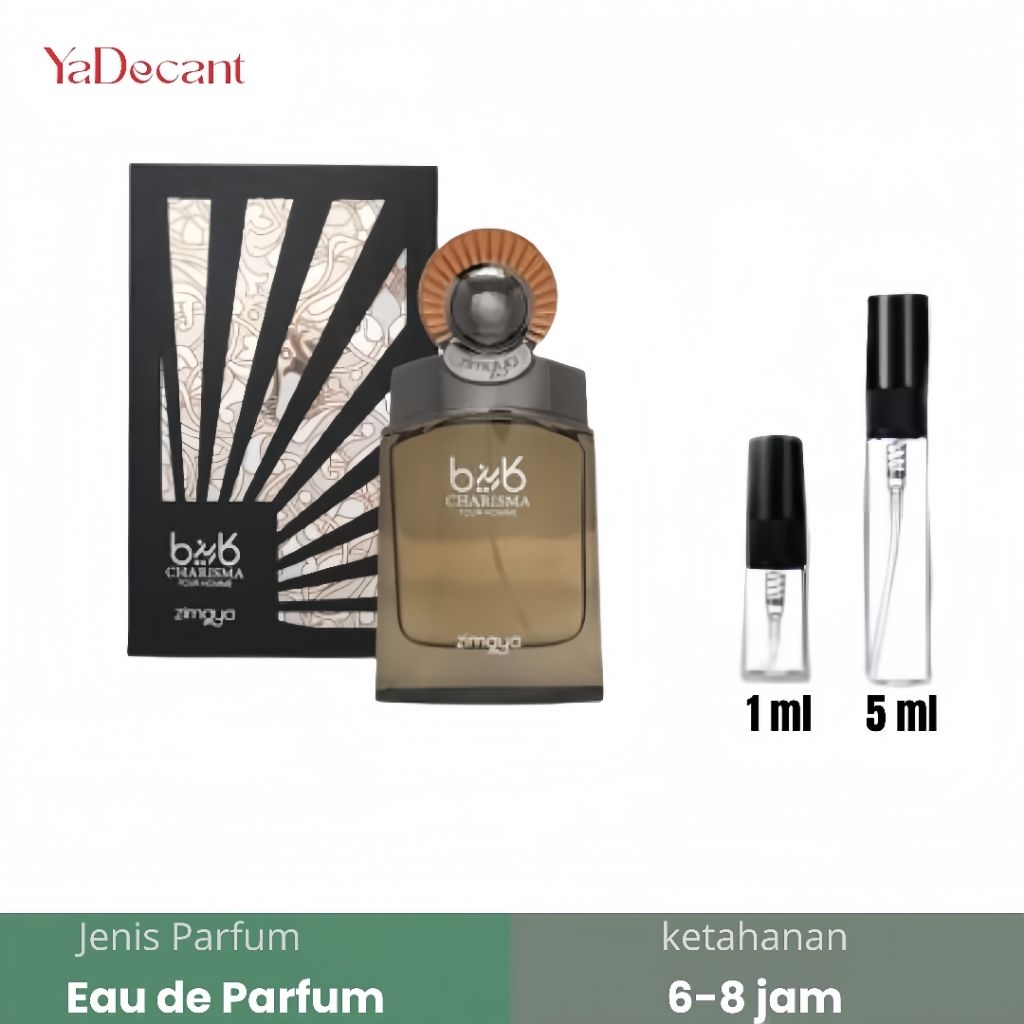 Decant parfum zimaya charisma 1ml-5ml