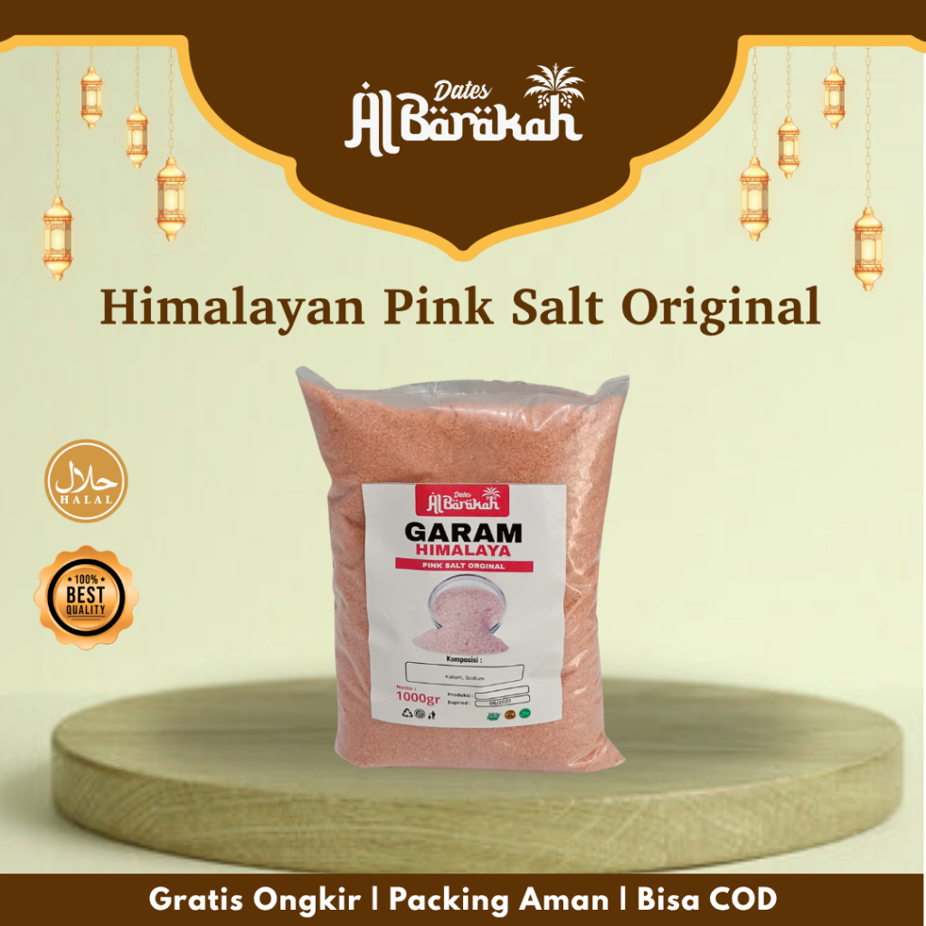 

Garam Himalaya Original 1 kg Halus 100% Tanpa Campuran Cocok untuk Bumbu Dapur Diet Alami MPASI