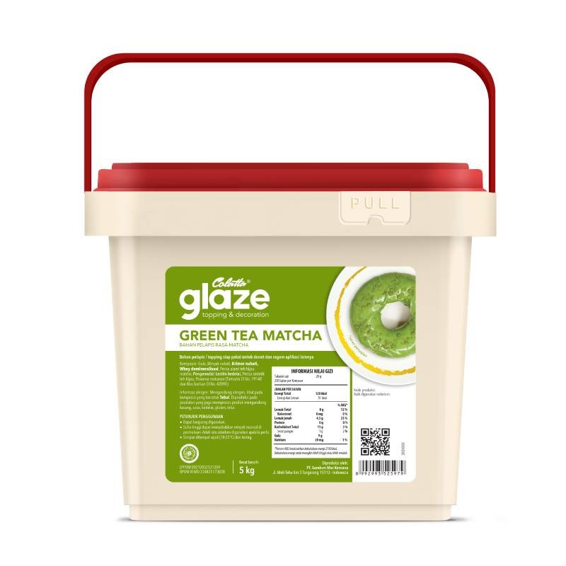 

Colatta Glaze Greentea Pail 5 Kg Bebas Plastik (Original Pack)