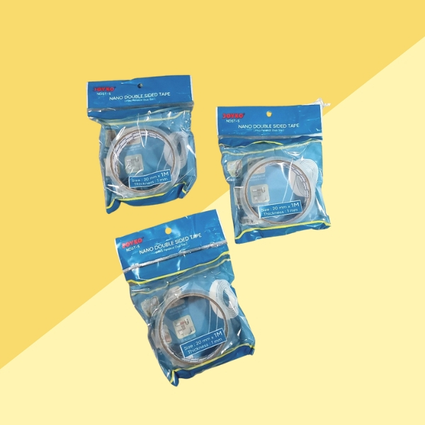 

Nano double sided tape joyko pita perekat dua sisi transparan MK1937