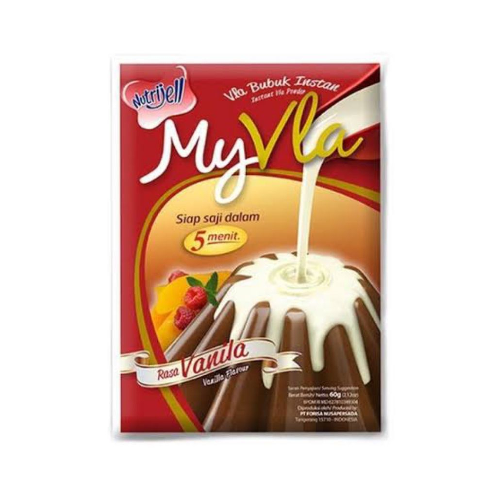

Nutrijell My Vla Bubuk Instan Vla Vanila 60 gram