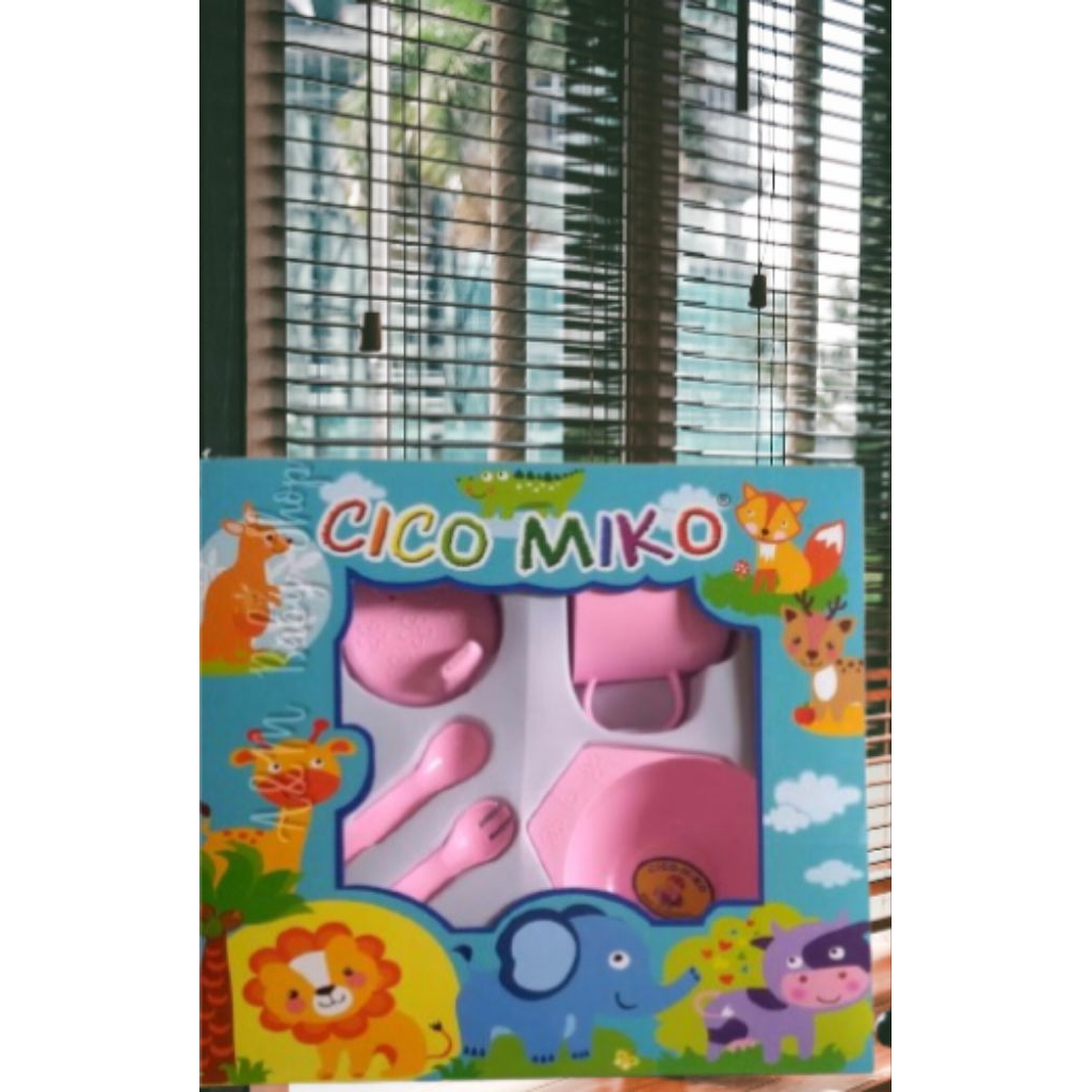 Tempat Makan Bayi Murah Ciko Miko Ukuran Kecil/Feeding Set CIKO MIKO