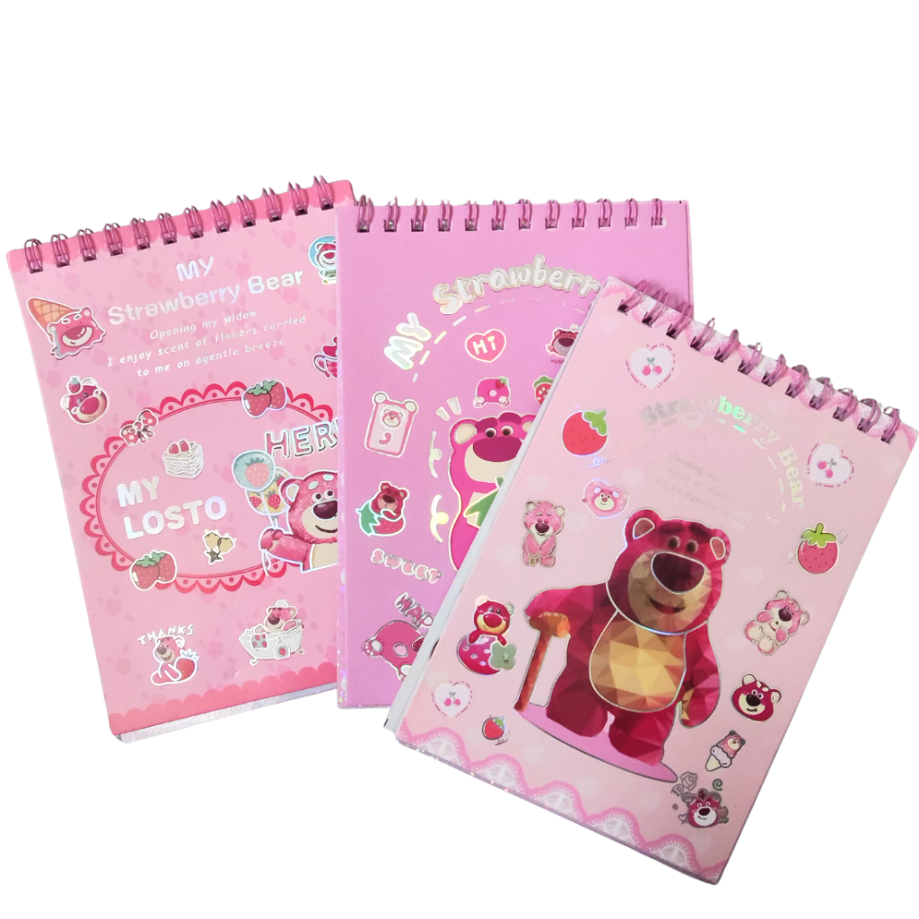 

Buku Stiker Lotso 16 Halaman Stiker DIY Deko Gantungan Kunci Journaling Sticker