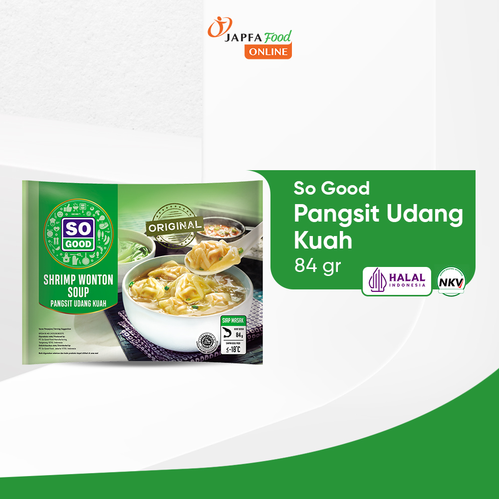 

So Good Pangsit Udang Kuah / Shrimp Wonton Soup 84gr - Daily Deals