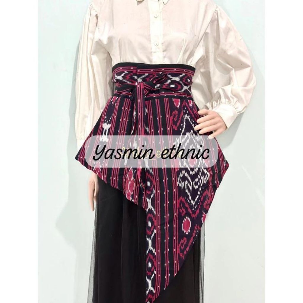 OBI TENUN - OBI ETHNIC - IKAT PINGGANG TENUN - OBI BELT TENUN
