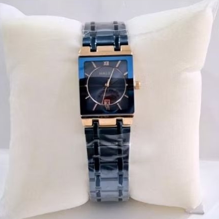 Halei 564 biru rosegold cewek original