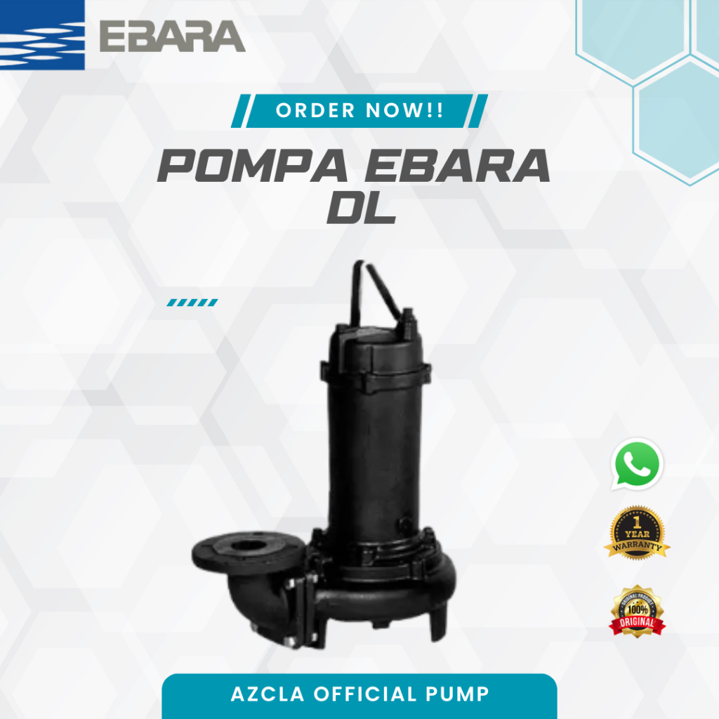 POMPA EBARA 100 DL/DLA/DLJ 53.7 Submersible Sewage Pumps