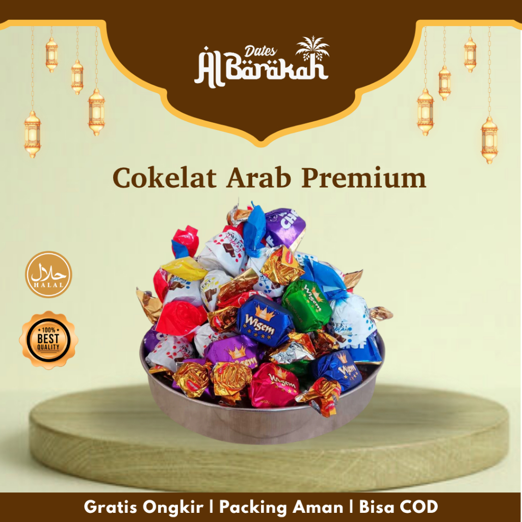 

COKELAT ARAB TURKI Premium Pasti Fresh Cokelat Mix Camilan Mood Booster Dari Tatlidiller