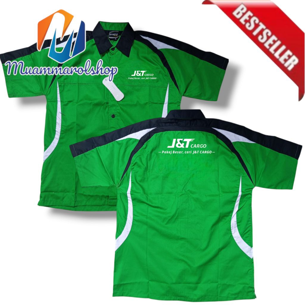 kemeja jnt cargo kemeja seragam jnt cargo terbaru