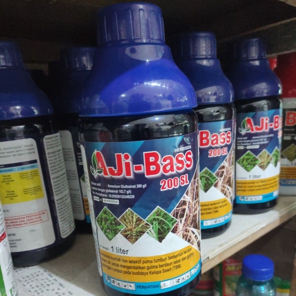 herbisida Aji-Bass 200 Sl pembasmi lulangan grinting 1 liter