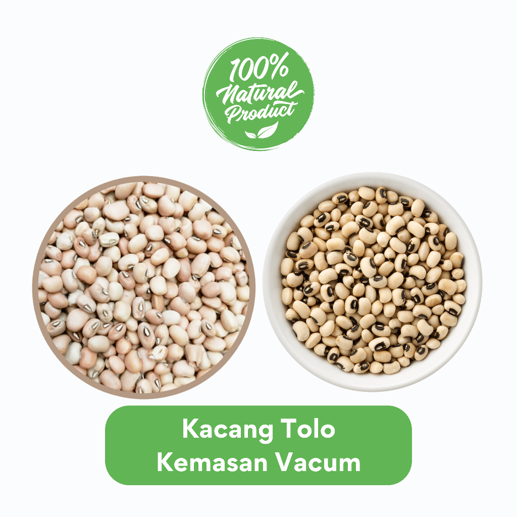 

Kacang Tolo Super Kemasan Vakum 500g I Kacang Tunggak Dadap Landes Otok Praktis dan Tahan Lama