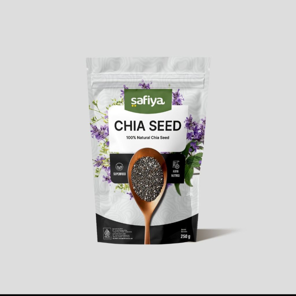 

[BISA COD] SAMARINDA_BAROKAH | Organic Black Chia Seed 250 gr Chiaseed Chiajoy Original