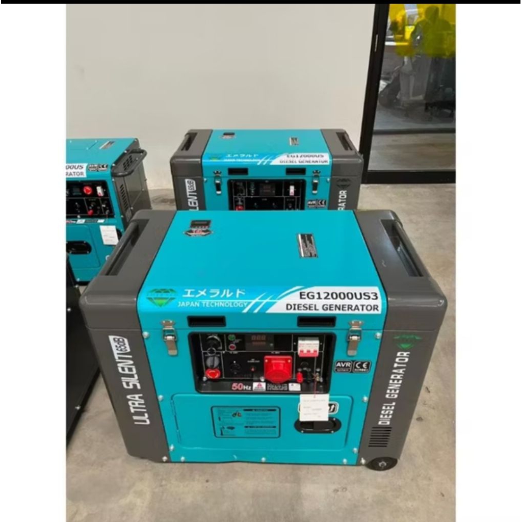 GENSET 10 KVA PORTABLE DIESEL V-GEN VG12000US ULTRA SILENT