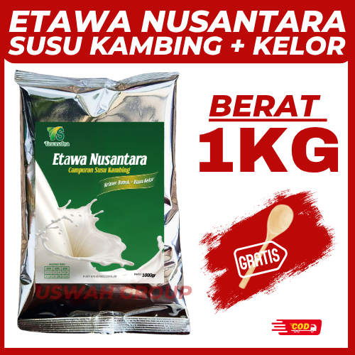 

SUSU KAMBING ETAWA NUSANTARA PLUS BIDARA KELOR HERBAL ASLI ORIGINAL 1KG