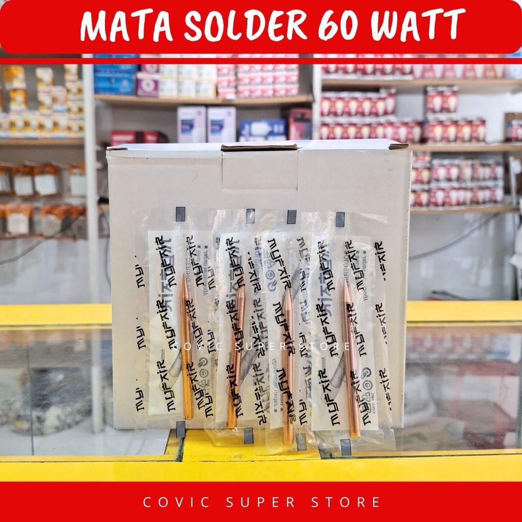 MATA SOLDER / UJUNG SOLDER 60 WATT TEMBAGA